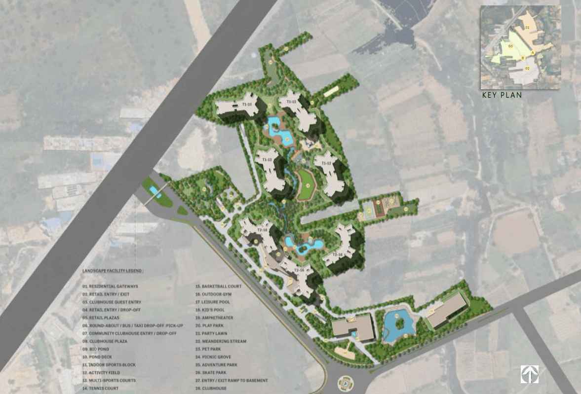 ORA Land Karjat - complete site master plan and plot layout